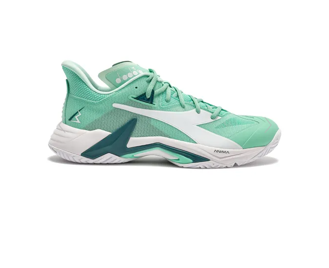 Diadora B Icon 3 AG Mens Tennis Shoe (Cabbage/White)