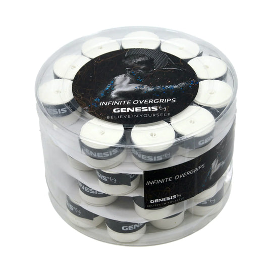 Genesis Infinite Dry Overgrips 60 Pack White