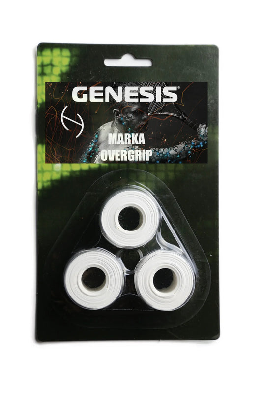 Genesis Marka White Overgrip 3 Pack