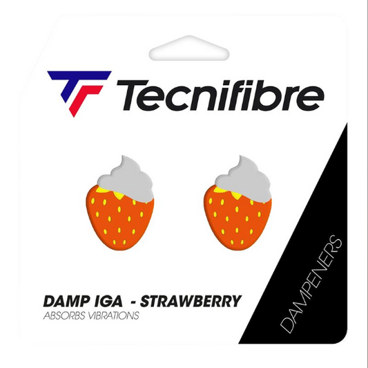 Tecnifibre IG Vibration Dampener 2pk - Strawberry